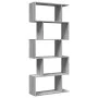 5-level Sonoma gray wood divider bookcase 70x24x161 cm by , Bookcases and shelves - Ref: Foro24-858098, Price: 60,54 €, Disco...