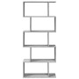 5-level Sonoma gray wood divider bookcase 70x24x161 cm by , Bookcases and shelves - Ref: Foro24-858098, Price: 61,46 €, Disco...
