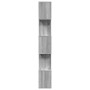 5-level Sonoma gray wood divider bookcase 70x24x161 cm by , Bookcases and shelves - Ref: Foro24-858098, Price: 61,46 €, Disco...