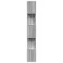 5-level Sonoma gray wood divider bookcase 70x24x161 cm by , Bookcases and shelves - Ref: Foro24-858098, Price: 60,54 €, Disco...