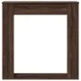 Kaminholzverkleidung aus braunem Eichen-Ingenieurholz, 100x20x100 cm. von , Zubehör für Holzöfen und Kamine - Ref: Foro24-854...