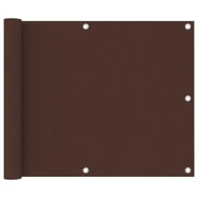 Braune Balkonmarkise aus Oxford-Stoff, 75 x 600 cm von vidaXL, Sonnenschirme - Ref: Foro24-135071, Preis: 29,05 €, Rabatt: %