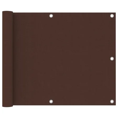Brown oxford fabric balcony awning 75x600 cm by vidaXL, Umbrellas - Ref: Foro24-135071, Price: 29,65 €, Discount: %