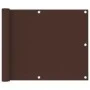 Brown oxford fabric balcony awning 75x600 cm by vidaXL, Umbrellas - Ref: Foro24-135071, Price: 29,65 €, Discount: %