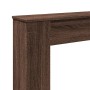 Engineered wood chimney edge in brown oak, 100x20x100 cm by , Accessories for wood ovens and fireplaces - Ref: Foro24-854577,...