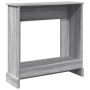 Kaminholzregal in Sonoma-Grau aus Ingenieurholz, 90x30x90 cm. von , Zubehör für Holzöfen und Kamine - Ref: Foro24-854594, Pre...