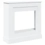Kaminumrandung aus weißem Ingenieurholz 90x30x90 cm von , Zubehör für Holzöfen und Kamine - Ref: Foro24-854589, Preis: 82,04 ...