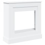 Kaminumrandung aus weißem Ingenieurholz 90x30x90 cm von , Zubehör für Holzöfen und Kamine - Ref: Foro24-854589, Preis: 74,67 ...