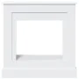 Kaminumrandung aus weißem Ingenieurholz 90x30x90 cm von , Zubehör für Holzöfen und Kamine - Ref: Foro24-854589, Preis: 82,04 ...