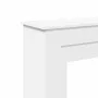 Kaminumrandung aus weißem Ingenieurholz 90x30x90 cm von , Zubehör für Holzöfen und Kamine - Ref: Foro24-854589, Preis: 82,04 ...