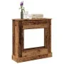 Engineered aged wood chimney edge 90x30x90 cm by , Accessories for wood ovens and fireplaces - Ref: Foro24-854596, Price: 77,...