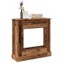 Kaminholzregal aus gealtertem Ingenieurholz 90x30x90 cm von , Zubehör für Holzöfen und Kamine - Ref: Foro24-854596, Preis: 78...