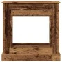 Engineered aged wood chimney edge 90x30x90 cm by , Accessories for wood ovens and fireplaces - Ref: Foro24-854596, Price: 77,...