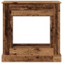 Kaminholzregal aus gealtertem Ingenieurholz 90x30x90 cm von , Zubehör für Holzöfen und Kamine - Ref: Foro24-854596, Preis: 78...