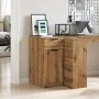 Engineered oak artisan bathroom cabinet 33x50x75 cm by , Lockers and storage cabinets - Ref: Foro24-856998, Price: 68,49 €, D...