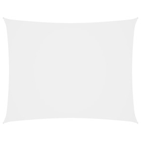 Toldo de vela rectangular tela Oxford blanco 2,5x4,5 m