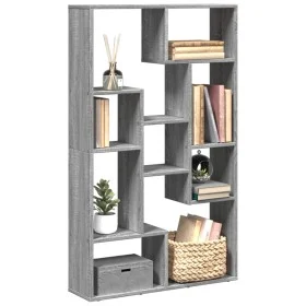 Engineered wood bookshelf in Sonoma gray, 72x20x120 cm. by , Bookcases and shelves - Ref: Foro24-858161, Price: 77,55 €, Disc...