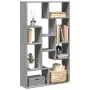 Engineered wood bookshelf in Sonoma gray, 72x20x120 cm. by , Bookcases and shelves - Ref: Foro24-858161, Price: 77,55 €, Disc...
