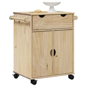 Küchenwagen OTTO aus massivem Kiefernholz 71x45x80 cm von , Küchen- und Speisewagen - Ref: Foro24-4013464, Preis: 124,82 €, R...