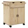 Küchenwagen OTTO aus massivem Kiefernholz 71x45x80 cm von , Küchen- und Speisewagen - Ref: Foro24-4013464, Preis: 134,24 €, R...