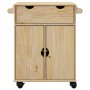 Küchenwagen OTTO aus massivem Kiefernholz 71x45x80 cm von , Küchen- und Speisewagen - Ref: Foro24-4013464, Preis: 147,04 €, R...