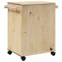 Küchenwagen OTTO aus massivem Kiefernholz 71x45x80 cm von , Küchen- und Speisewagen - Ref: Foro24-4013464, Preis: 134,24 €, R...