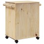 Küchenwagen OTTO aus massivem Kiefernholz 71x45x80 cm von , Küchen- und Speisewagen - Ref: Foro24-4013464, Preis: 147,04 €, R...