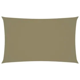 Rectangular beige Oxford fabric sail shade 3x6 m by vidaXL, Umbrellas - Ref: Foro24-135158, Price: 53,42 €, Discount: %