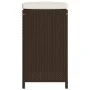Garden bar stools with cushions 4 pcs brown PE rattan by , Garden chairs - Ref: Foro24-368688, Price: 256,86 €, Discount: %