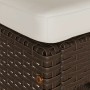 Garden bar stools with cushions 4 pcs brown PE rattan by , Garden chairs - Ref: Foro24-368688, Price: 228,80 €, Discount: %