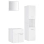 Juego de muebles de baño madera de ingeniería blanco de , Muebles de baño - Ref: Foro24-3070946, Precio: 100,67 €