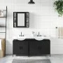 3-teiliges Badezimmermöbelset aus schwarzem Sperrholz von , Badezimmermöbel - Ref: Foro24-3214730, Preis: 168,38 €, Rabatt: %
