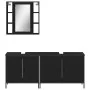 3-piece black plywood bathroom furniture set by , Bathroom furniture - Ref: Foro24-3214730, Price: 168,72 €, Discount: %