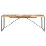 Massiver Esstisch aus rauer Mangoholz 220x100x75 cm von , Küchen- und Esstische - Ref: Foro24-321566, Preis: 359,84 €, Rabatt: %