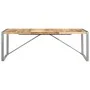 Solid rough mango wood dining table 220x100x75 cm by , Kitchen and dining tables - Ref: Foro24-321566, Price: 355,73 €, Disco...