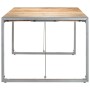 Massiver Esstisch aus rauer Mangoholz 220x100x75 cm von , Küchen- und Esstische - Ref: Foro24-321566, Preis: 359,84 €, Rabatt: %
