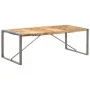 Solid rough mango wood dining table 220x100x75 cm by , Kitchen and dining tables - Ref: Foro24-321566, Price: 355,73 €, Disco...