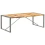 Solid rough mango wood dining table 220x100x75 cm by , Kitchen and dining tables - Ref: Foro24-321566, Price: 355,73 €, Disco...
