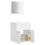 Set von Badezimmermöbeln aus weißem Ingenieurholz von , Badezimmermöbel - Ref: Foro24-3070856, Preis: 122,89 €, Rabatt: %