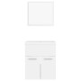 Set von Badezimmermöbeln aus weißem Ingenieurholz von , Badezimmermöbel - Ref: Foro24-3070856, Preis: 122,89 €, Rabatt: %