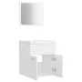 Conjunto de muebles de baño madera de ingeniería blanco de , Muebles de baño - Ref: Foro24-3070856, Precio: 127,93 €, Descuen...