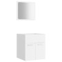 Conjunto de muebles de baño 2 pzas madera contrachapada blanco de , Muebles de baño - Ref: Foro24-804773, Precio: 46,37 €