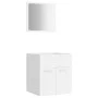 Set of 2-piece white plywood bathroom furniture by , Bathroom furniture - Ref: Foro24-804773, Price: 47,32 €, Discount: %