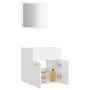 Conjunto de muebles de baño 2 pzas madera contrachapada blanco de , Muebles de baño - Ref: Foro24-804773, Precio: 47,32 €, De...