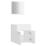 Conjunto de muebles de baño 2 pzas madera contrachapada blanco de , Muebles de baño - Ref: Foro24-804773, Precio: 46,37 €