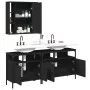 Set de muebles de baño 3 piezas madera contrachapada negro by , Bathroom furniture - Ref: Foro24-3214725, Price: 178,80 €, Di...