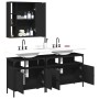 Set de muebles de baño 3 piezas madera contrachapada negro by , Bathroom furniture - Ref: Foro24-3214725, Price: 181,78 €, Di...