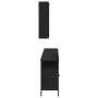 Set de muebles de baño 3 piezas madera contrachapada negro by , Bathroom furniture - Ref: Foro24-3214725, Price: 178,80 €, Di...