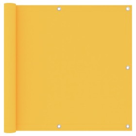 Balkonmarkise aus gelbem Oxford-Stoff, 90x600 cm. von vidaXL, Sonnenschirme - Ref: Foro24-135027, Preis: 32,95 €, Rabatt: %
