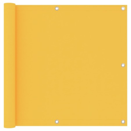 Toldo para balcón tela oxford amarillo 90x600 cm